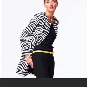 Talbots zebra print jacket size 4